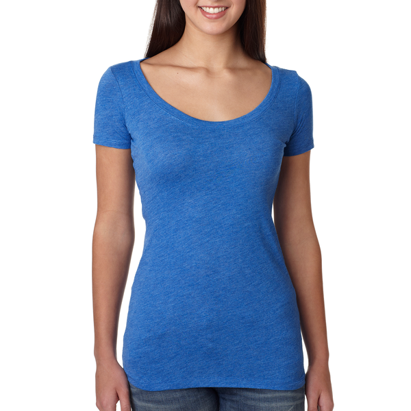 Next Level® Tri-Blend Ladies' Scoop Tee