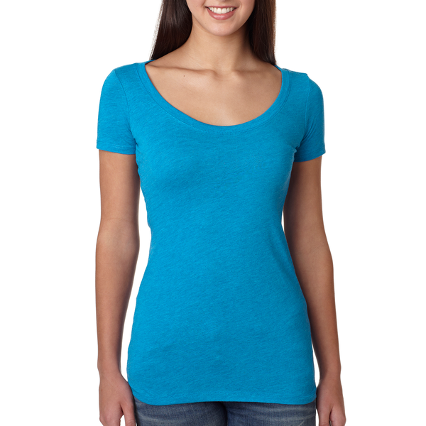 Next Level® Tri-Blend Ladies' Scoop Tee
