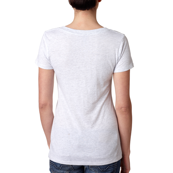 Next Level® Tri-Blend Ladies' Deep V Neck Tee