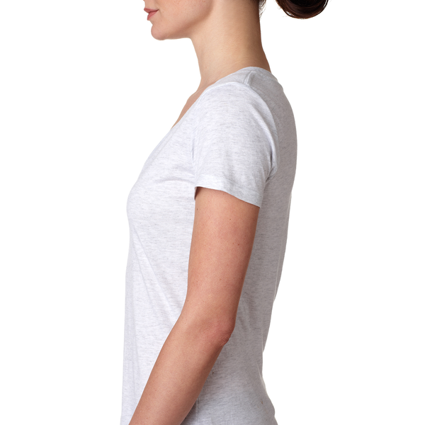 Next Level® Tri-Blend Ladies' Deep V Neck Tee