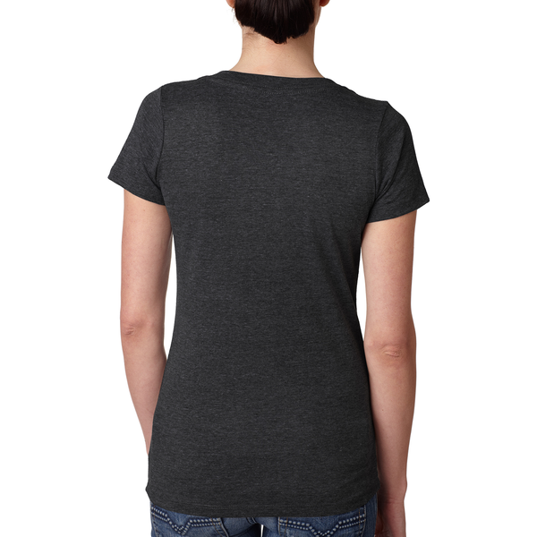 Next Level® Tri-Blend Ladies' Deep V Neck Tee
