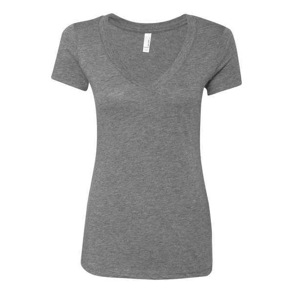 Next Level® Tri-Blend Ladies' Deep V Neck Tee