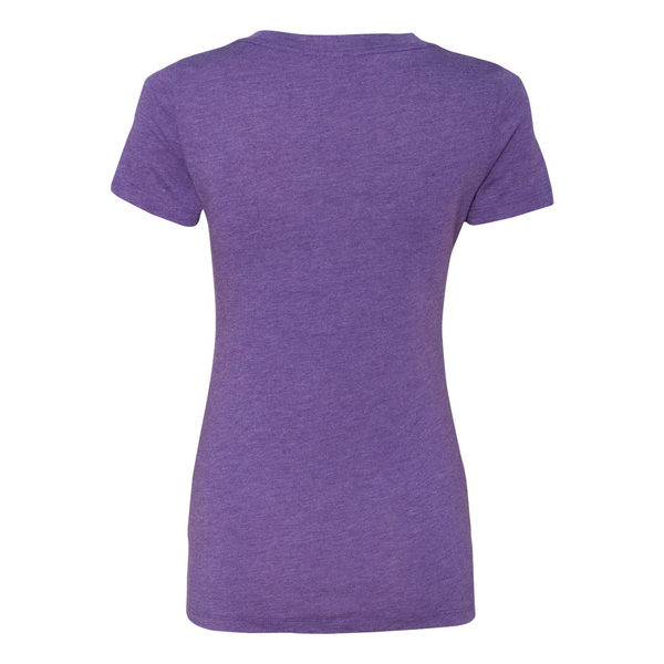 Next Level® Tri-Blend Ladies' Deep V Neck Tee