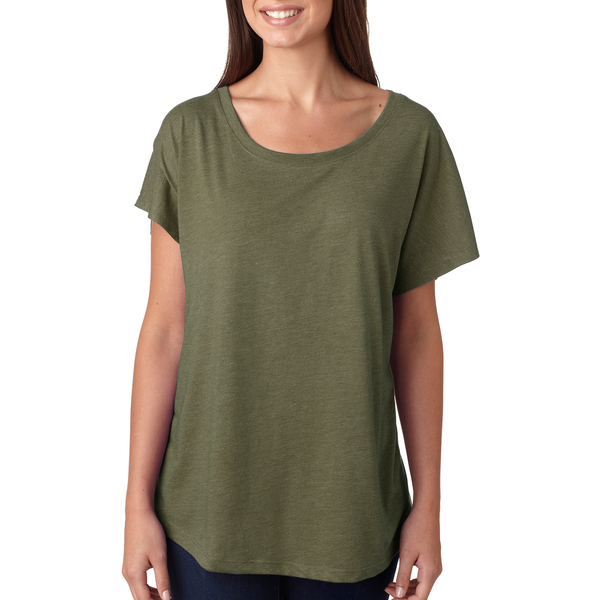 Next Level® Tri-Blend Ladies' Dolman Tee