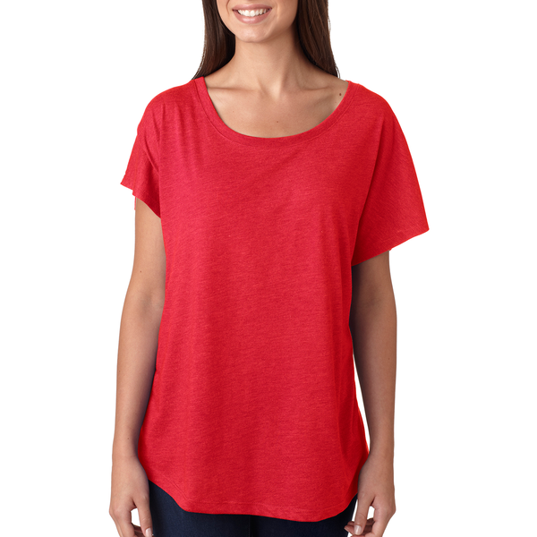 Next Level® Tri-Blend Ladies' Dolman Tee
