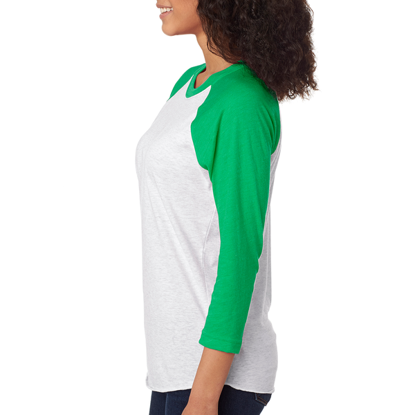 Next Level® Tri-Blend Unisex Baseball 3/4-Sleeve Tee