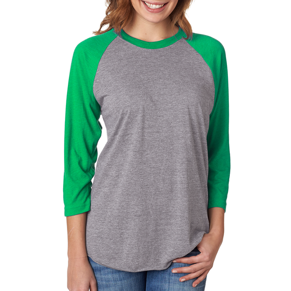 Next Level® Tri-Blend Unisex Baseball 3/4-Sleeve Tee