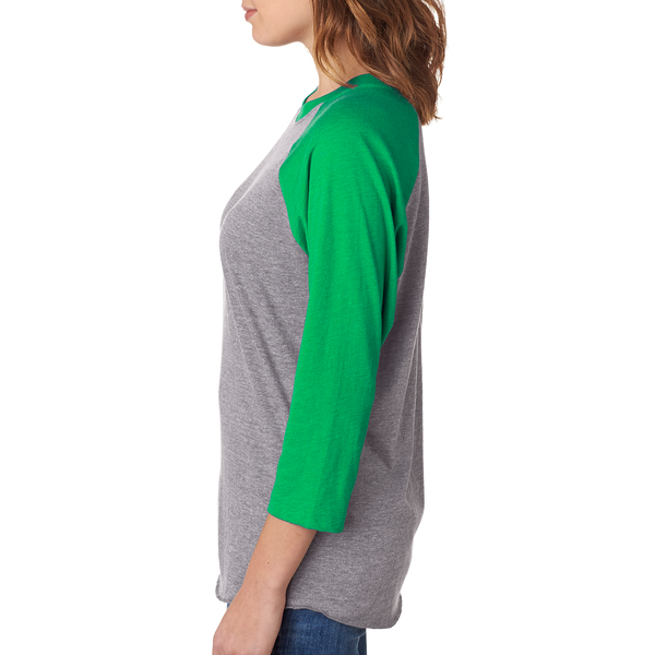 Next Level® Tri-Blend Unisex Baseball 3/4-Sleeve Tee