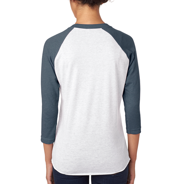 Next Level® Tri-Blend Unisex Baseball 3/4-Sleeve Tee