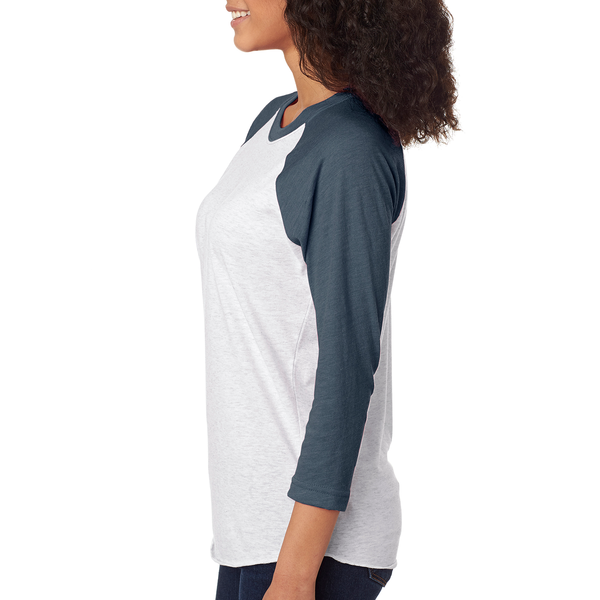 Next Level® Tri-Blend Unisex Baseball 3/4-Sleeve Tee