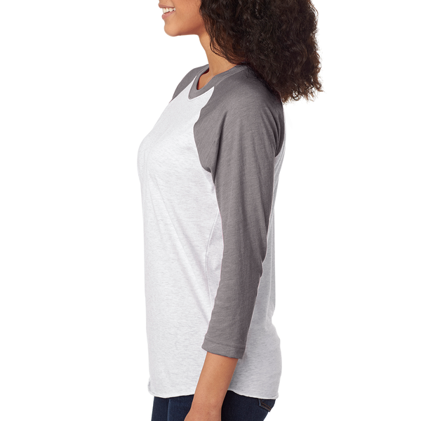 Next Level® Tri-Blend Unisex Baseball 3/4-Sleeve Tee