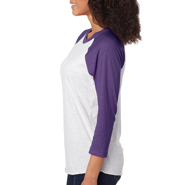 Next Level® Tri-Blend Unisex Baseball 3/4-Sleeve Tee