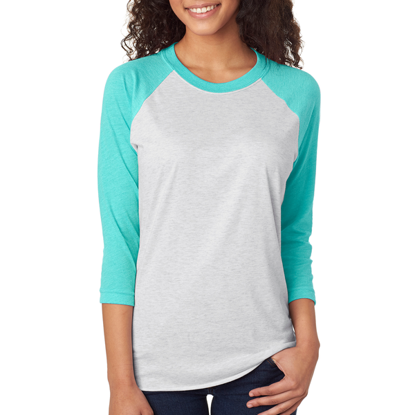 Next Level® Tri-Blend Unisex Baseball 3/4-Sleeve Tee