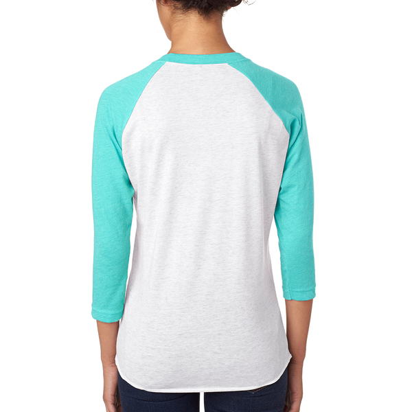Next Level® Tri-Blend Unisex Baseball 3/4-Sleeve Tee