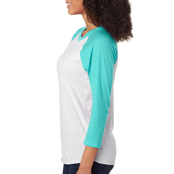 Next Level® Tri-Blend Unisex Baseball 3/4-Sleeve Tee