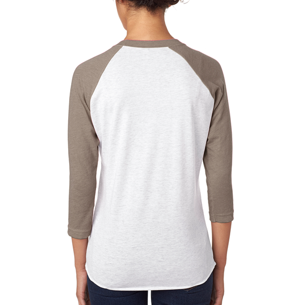 Next Level® Tri-Blend Unisex Baseball 3/4-Sleeve Tee