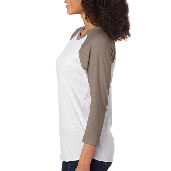 Next Level® Tri-Blend Unisex Baseball 3/4-Sleeve Tee