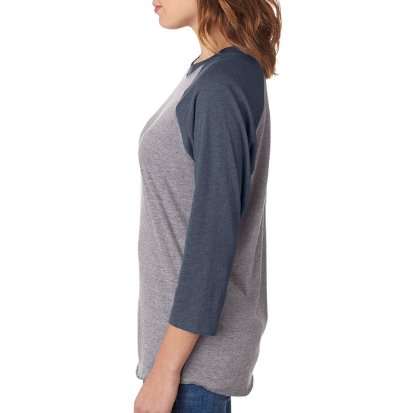 Next Level® Tri-Blend Unisex Baseball 3/4-Sleeve Tee