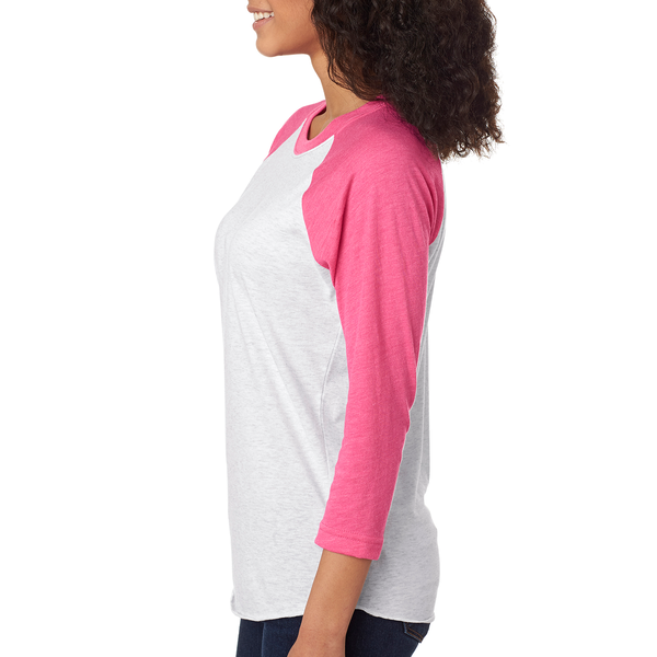 Next Level® Tri-Blend Unisex Baseball 3/4-Sleeve Tee