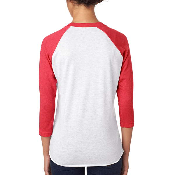 Next Level® Tri-Blend Unisex Baseball 3/4-Sleeve Tee
