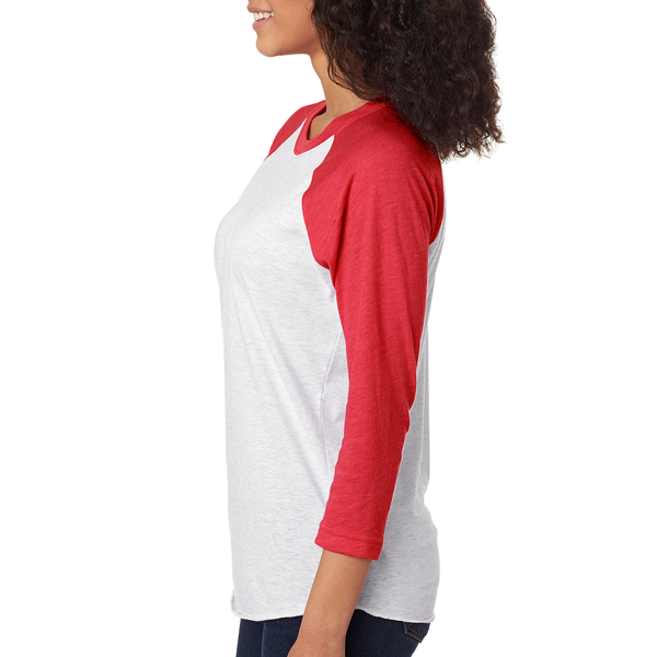 Next Level® Tri-Blend Unisex Baseball 3/4-Sleeve Tee