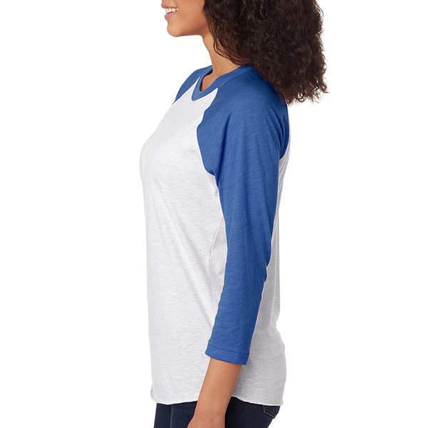 Next Level® Tri-Blend Unisex Baseball 3/4-Sleeve Tee