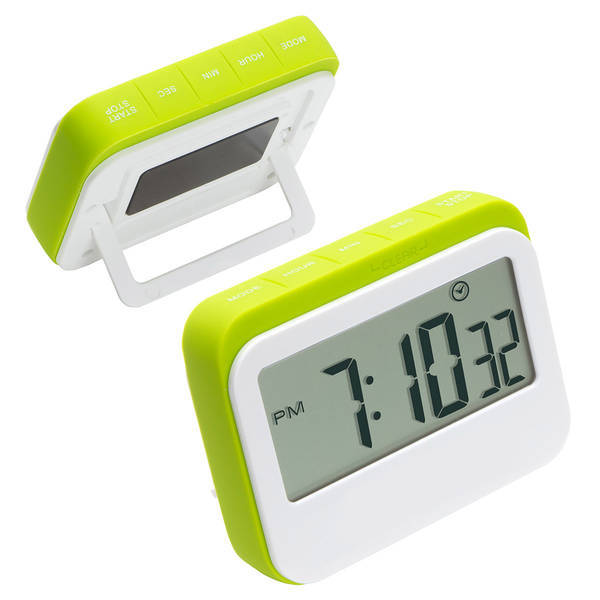 Soft-Touch Widescreen Kitchen Timer and Clock