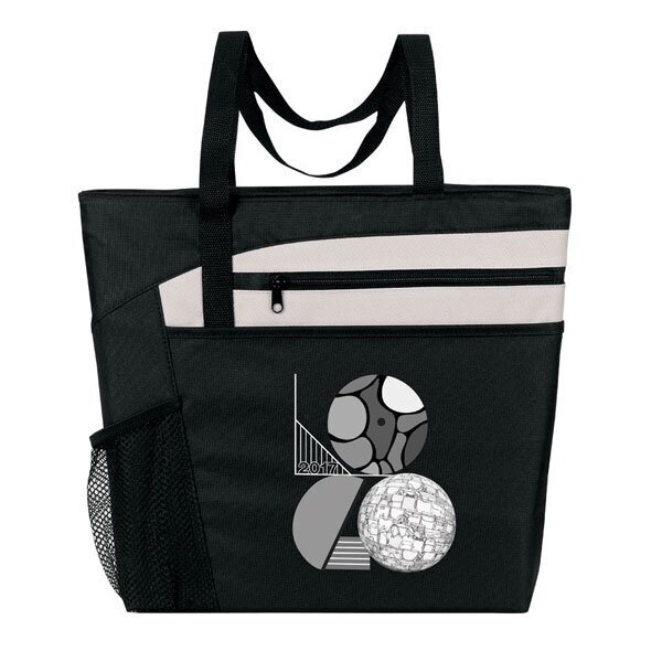 Rocket Zip Pockets 600D Polyester Tote