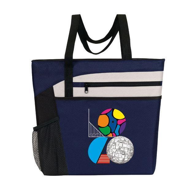 Rocket Zip Pockets 600D Polyester Tote
