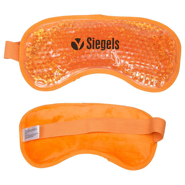 Plush Aqua Pearls Deluxe Hot & Cold Eye Mask