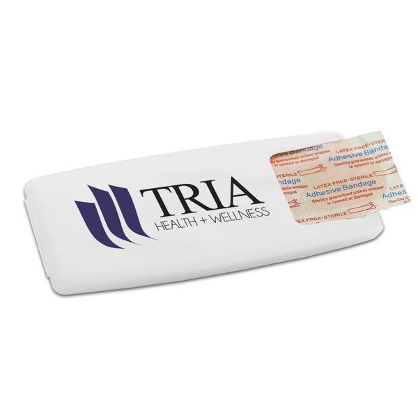 Easy Open Bandage Dispenser with Standard Bandages