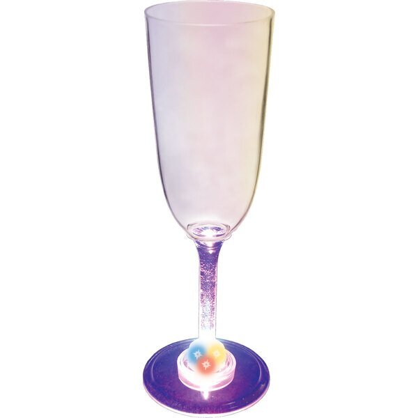 Light Up LED Champagne Glass, 7oz.