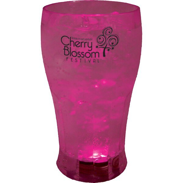 Light Up LED Soda Glass, 12oz.