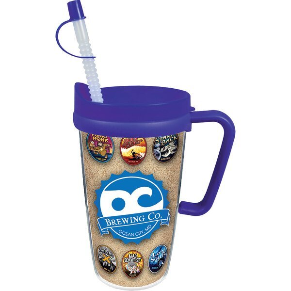 Thermal Travel Mug with Handle, 16oz.