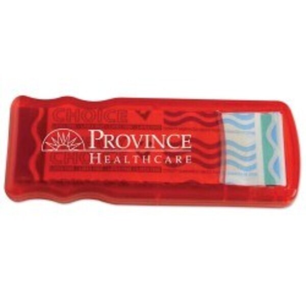 Slim Bandage Dispenser with Kid's Pattern Bandages