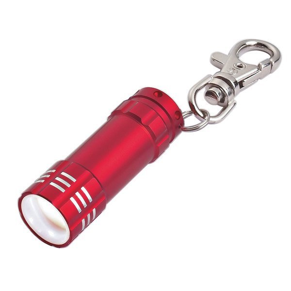 Mini Aluminum 3 LED Light with Key Clip