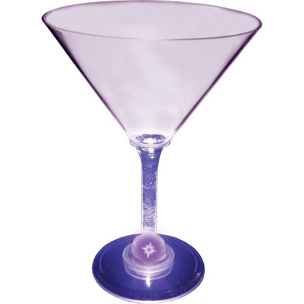 Light Up LED Martini Glass, 10oz.