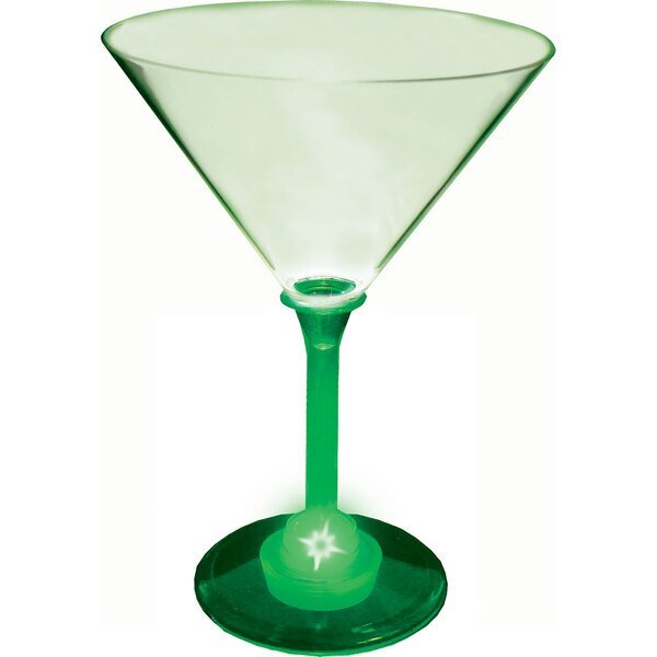 Light Up LED Martini Glass, 10oz.