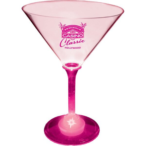 Light Up LED Martini Glass, 10oz.