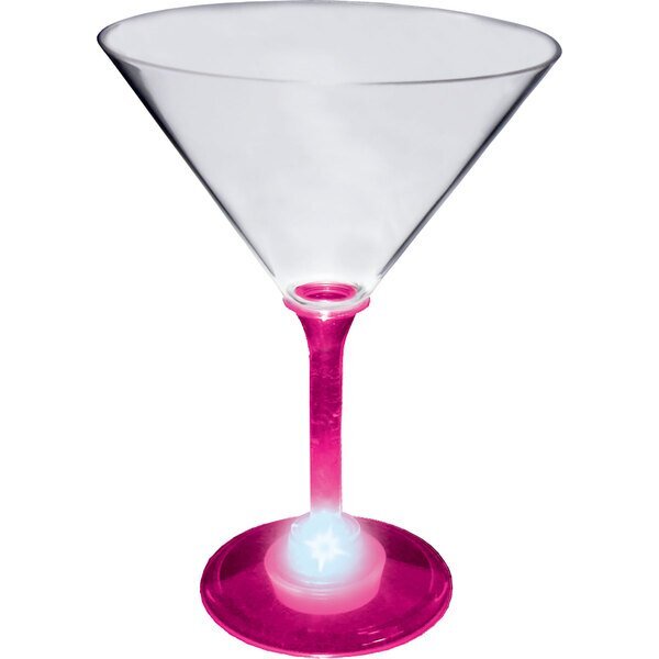 Light Up LED Martini Glass, 10oz.