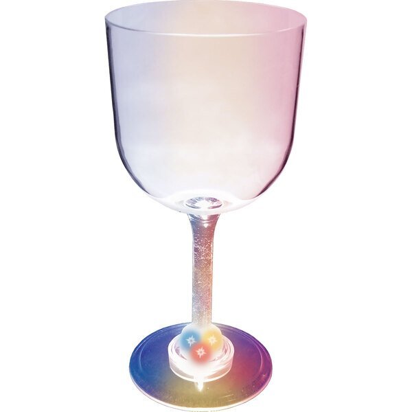 Light Up LED Wine Goblet, 14oz.