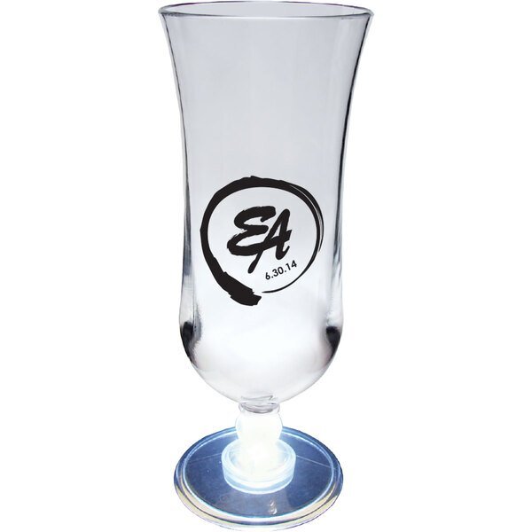 Light Up LED Hurricane Glass, 15oz.