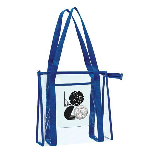 Transparent PVC Zip Tote