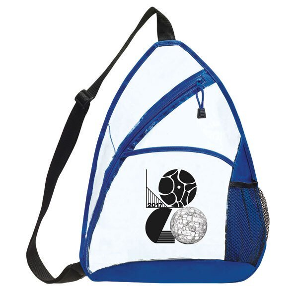 Transparent PVC Sling Backpack