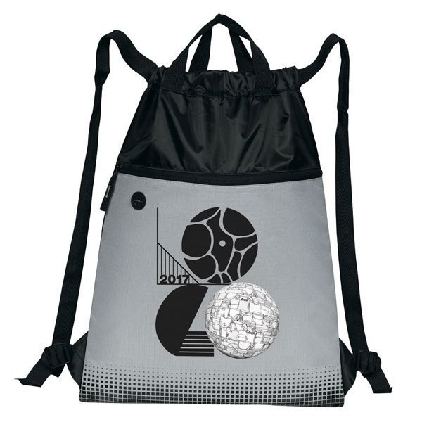 Soundwave 300D Polyester Drawstring Sport Pack