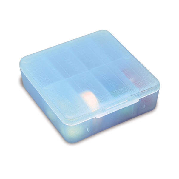 Compact Pocket Pill Box, Eight Compartment