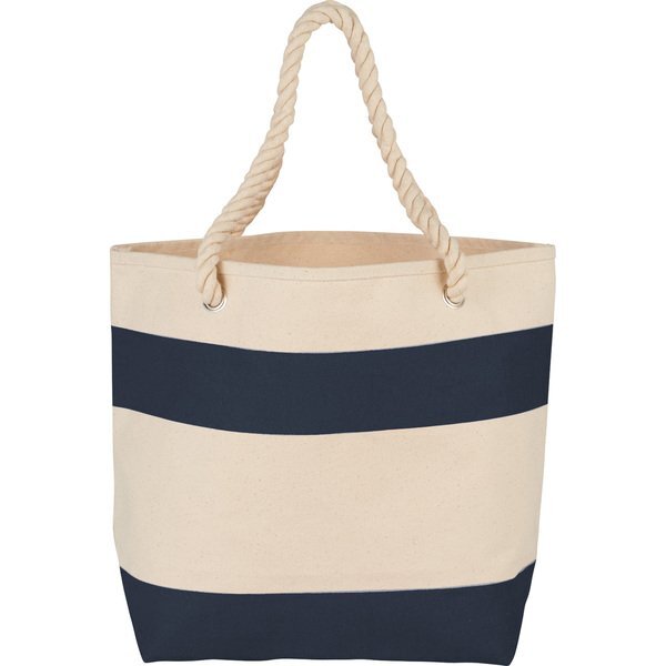 Scull Cotton & Rope Handle Tote