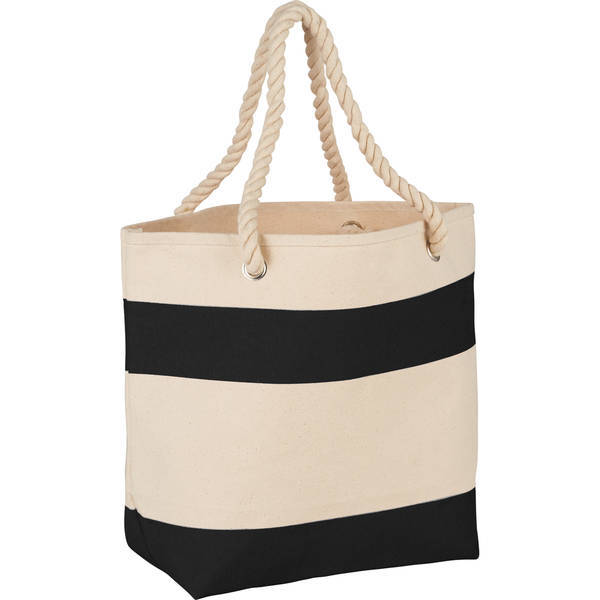 Scull Cotton & Rope Handle Tote