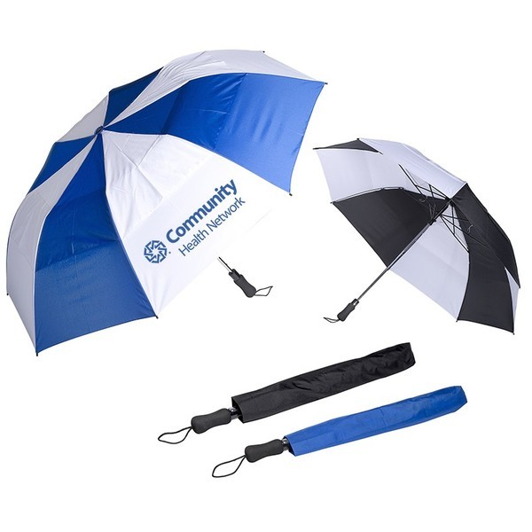 Vented Auto Open Golf Umbrella, 58" Arc