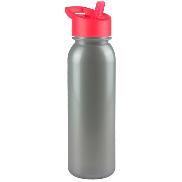 Aquarius Tritan™ Metallic Sport Bottle, 24oz. - Flip Straw Lid